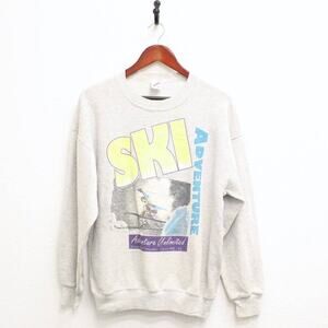 Vintage Ski Adventure Sweatshirt XL